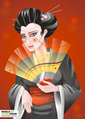 The Japanese girl