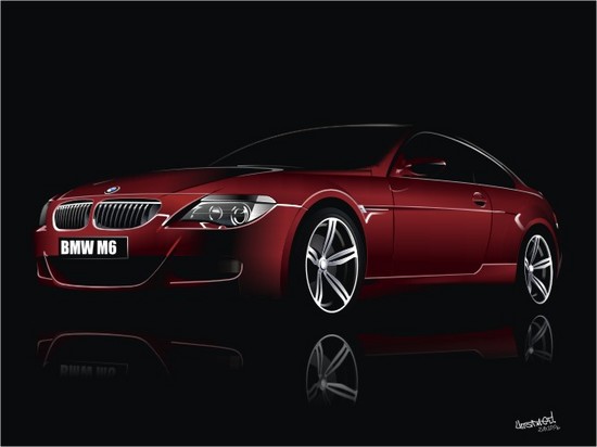 BMW M6 - POWERCLIP.RU - 100% Векторной графики