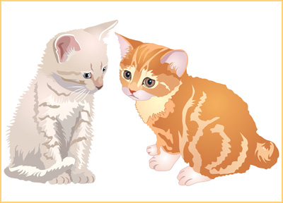 Vector Constructor :  kittens(Векторная графика и иллюстрация)