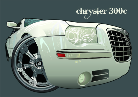 Машины :  chrysler 300c(Векторная графика и иллюстрация)