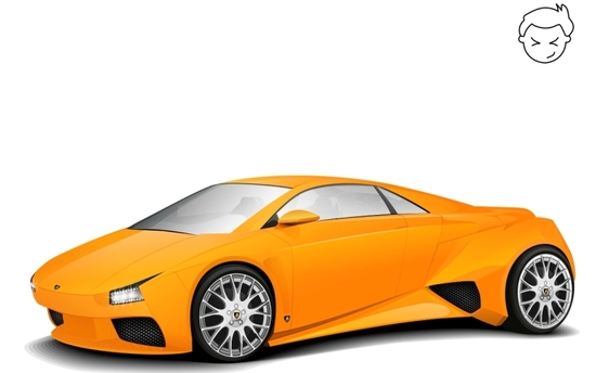 Машины :  Lamborghini Embolado(Векторная графика и иллюстрация)